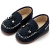 BabyWalker Βαπτιστικά παπούτσια Καστόρινο δετό loafer Μπλε PRI.2121
